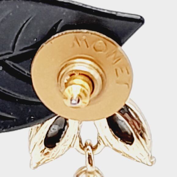 MONET Rhinestone Chandelier Earrings – Wedding / Holiday Glam - Picture 9 of 14